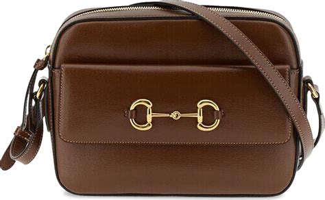 gucci shoulder bag brown|Gucci horsebit bag brown.